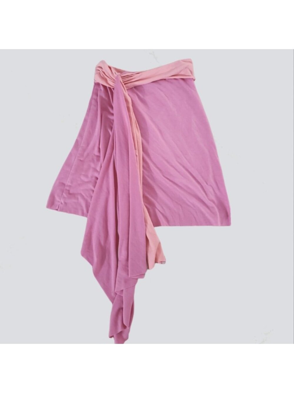 Vintage 90's LE CHATEAU Jersey Knit Sash Skirt - Picture 6 of 12